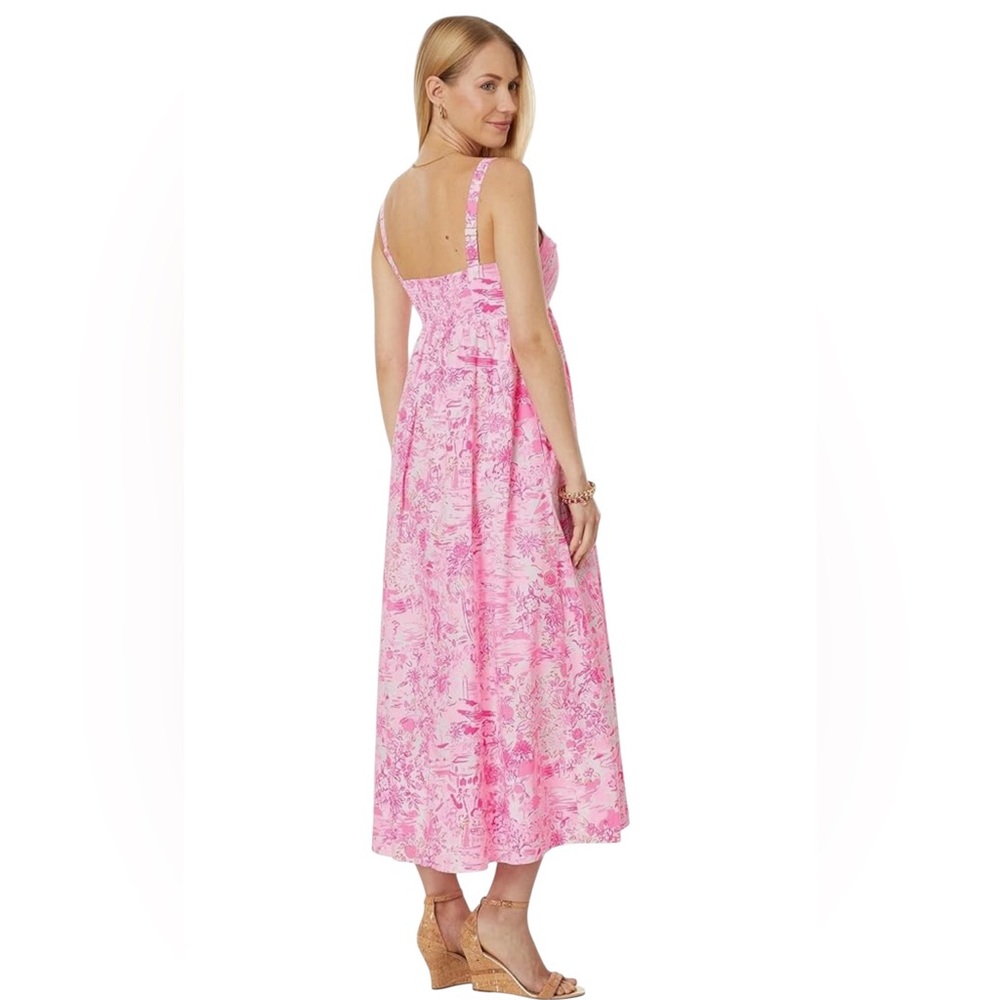 Lilly Pulitzer Azora Cotton Midi Dress - Picture 11 of 11